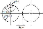 A3P（超高輝度タイプ） 外形寸法 8 