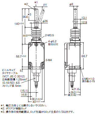 WL-N / WLG 外形寸法 127 