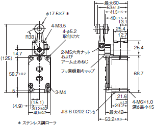 WL-N / WLG 外形寸法 135 