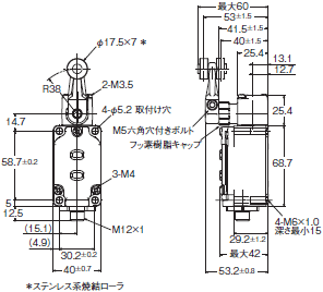 WL-N / WLG 外形寸法 154 