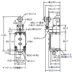 WL-N / WLG 外形寸法 156 