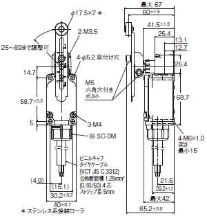 WL-N / WLG 外形寸法 102 