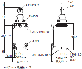 WL-N / WLG 外形寸法 106 