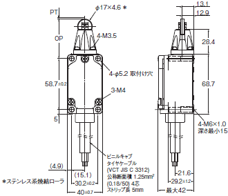 WL-N / WLG 外形寸法 114 