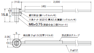 E32-LT11N / LD11N / LR11NP 外形寸法 6 