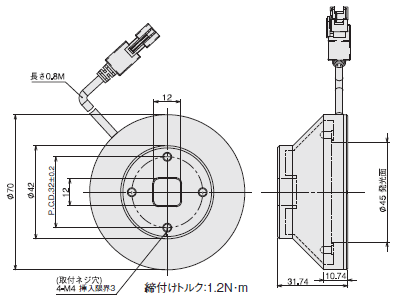 FLVシリーズ 外形寸法 60 