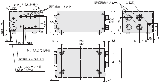 FLVシリーズ 外形寸法 84 