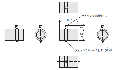 FZ-LESシリーズ 外形寸法 2 