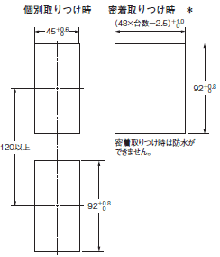 E5EC-T 外形寸法 3 