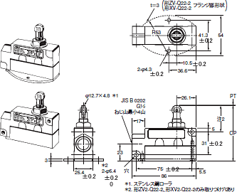 ZE / ZV / ZV2 / XE / XV / XV2 外形寸法 18 