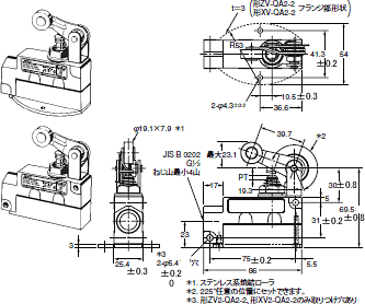 ZE / ZV / ZV2 / XE / XV / XV2 外形寸法 20 