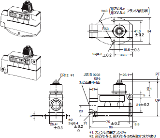 ZE / ZV / ZV2 / XE / XV / XV2 外形寸法 24 