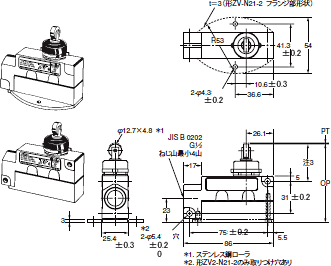 ZE / ZV / ZV2 / XE / XV / XV2 外形寸法 26 