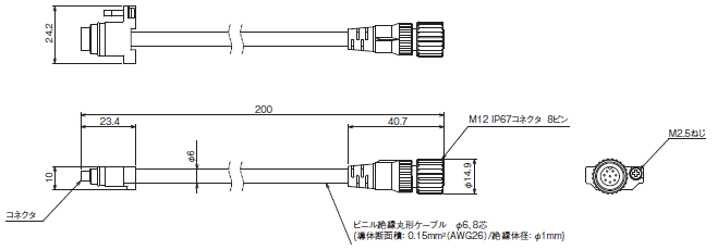 F3SG-Rシリーズ 外形寸法 61 
