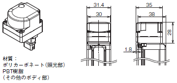 F3SG-Rシリーズ 外形寸法 65 