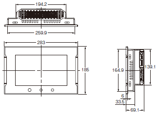 NAシリーズ 外形寸法 22 