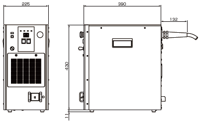 MX-Z2000シリーズ 外形寸法 2 