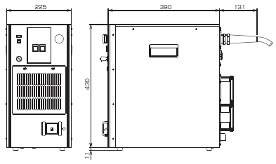 MX-Z2000Gシリーズ 外形寸法 2 