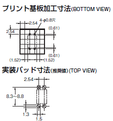 G3VM-□A□ / □D□ / □B□ / □E□ 外形寸法 4 