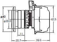 A22NN / A22NL 外形寸法 11 