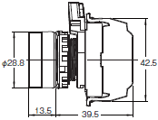 A22NN / A22NL 外形寸法 15 