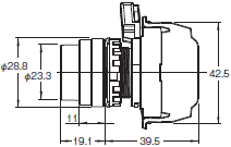 A22NN / A22NL 外形寸法 17 