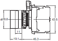 A22NN / A22NL 外形寸法 18 