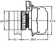 A22NN / A22NL 外形寸法 19 