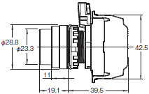 A22NN / A22NL 外形寸法 7 