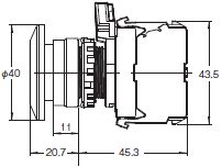 A22NN / A22NL 外形寸法 10 