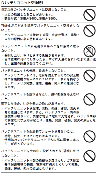 S8BA ご使用の前に 43 