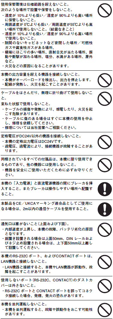 S8BA ご使用の前に 6 