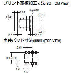 G3VM-□L / □FL / □GL 外形寸法 10 