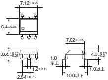 G3VM-□1BR□ / □1ER□ 外形寸法 5 