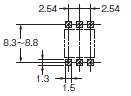 G3VM-□BY / □EY 外形寸法 4 