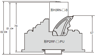 H3RN-□-B 外形寸法 5 