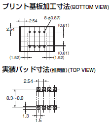 G3VM-□CR□ / □FR□ 外形寸法 3 