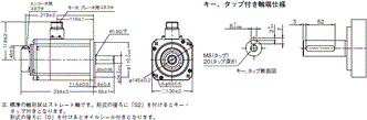 R88M-1□ / R88D-1SN□-ECT 外形寸法 36 