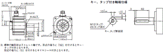 R88M-1□ / R88D-1SN□-ECT 外形寸法 70 