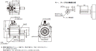 R88M-1□ / R88D-1SN□-ECT 外形寸法 45 