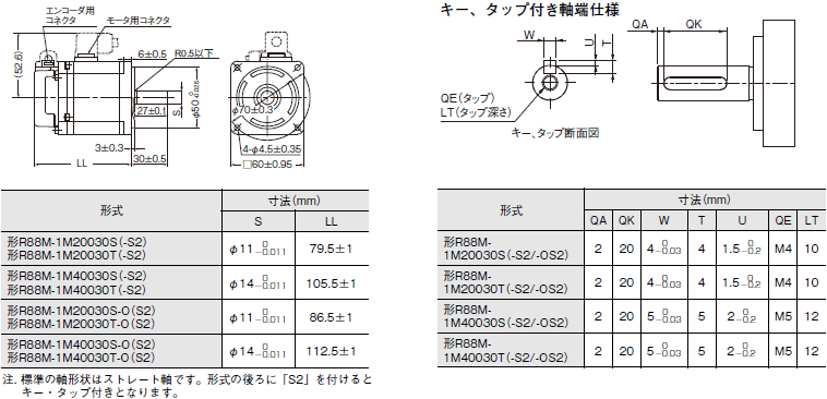 在庫有】 OMRON サーボモーター R88M-1M10030T-S2