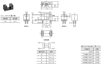 EE-SX1035 外形寸法 1 