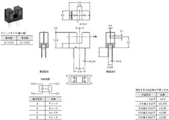EE-SX1071 外形寸法 1 