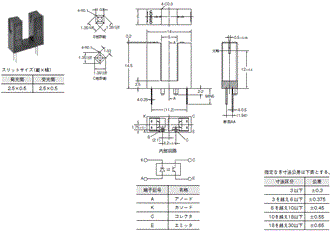 EE-SX1115 外形寸法 1 