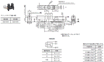EE-SX1235A-P2 外形寸法 1 
