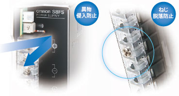 S8FS-G スイッチング・パワーサプライ（15/30/50/100/150/300/600W 