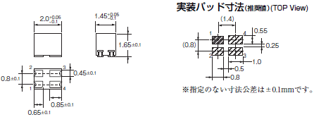 G3VM-31QR / 61QR2 / 101QR1 外形寸法 1 