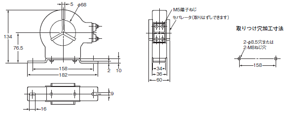 K2GR 外形寸法 4 