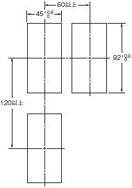 E5ED / E5ED-B 外形寸法 6 