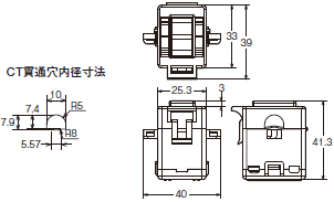 K6CM 外形寸法 5 